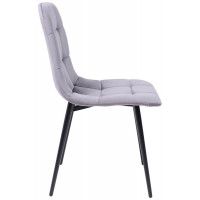 Стул Алвест AV 406-N темно-серый бархат H-15/черный купить в Минске